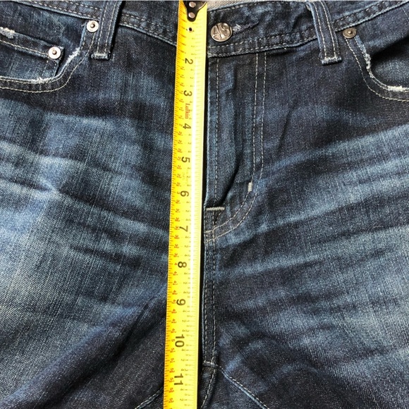 AG Adriano Goldschmied The Tellis Modern Slim Dark Wash Denim Jeans - Picture 12 of 14